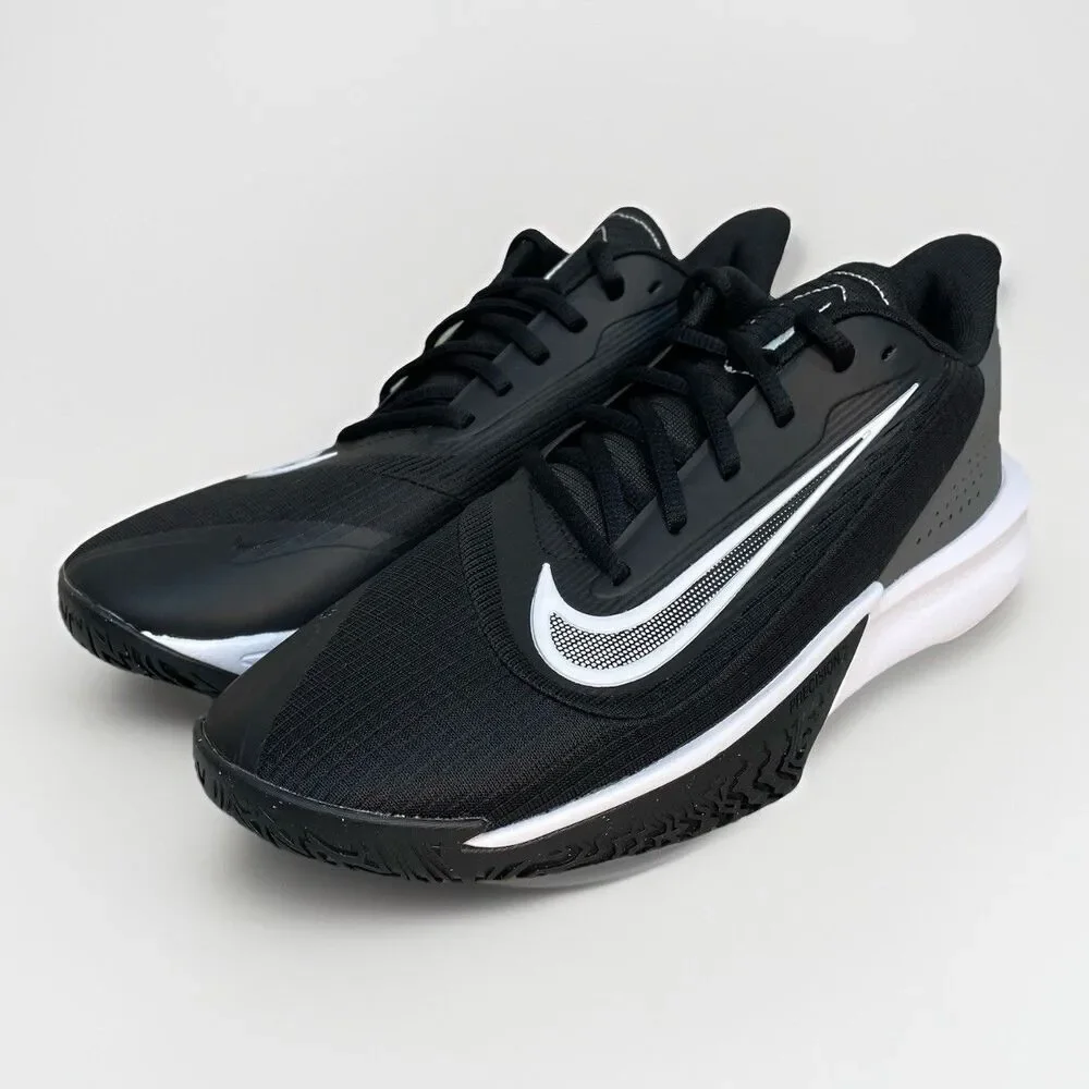 Nike Precision 7 Men 8.5 Women 10 FN4322-005 Basketball Shoes Black Gray White